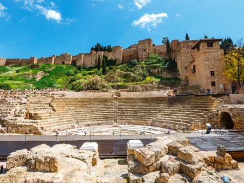 historical ruins in Malaga