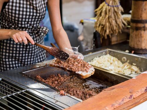 cuisine de rue servie en Pologne