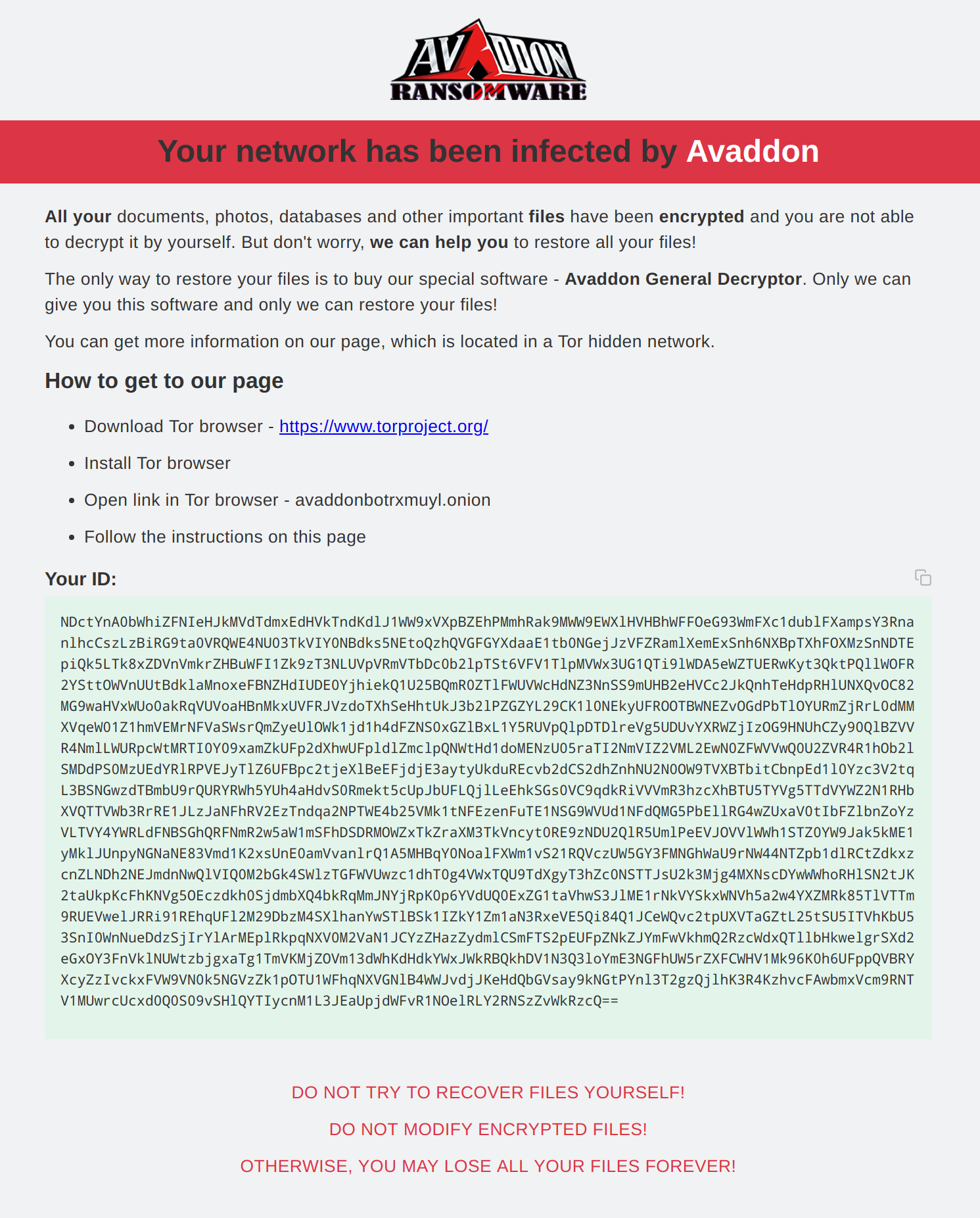 Fake image file containing Javascript leads to Avaddon ransomware