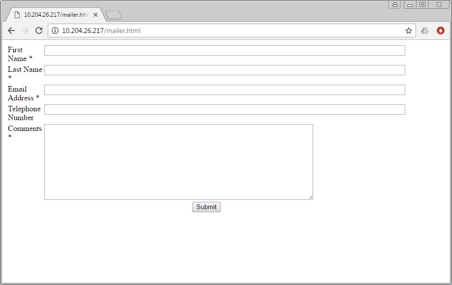 Mail Server Content. Sample How To Own A Web Server By Writing An Email (Jan 4, 2017)