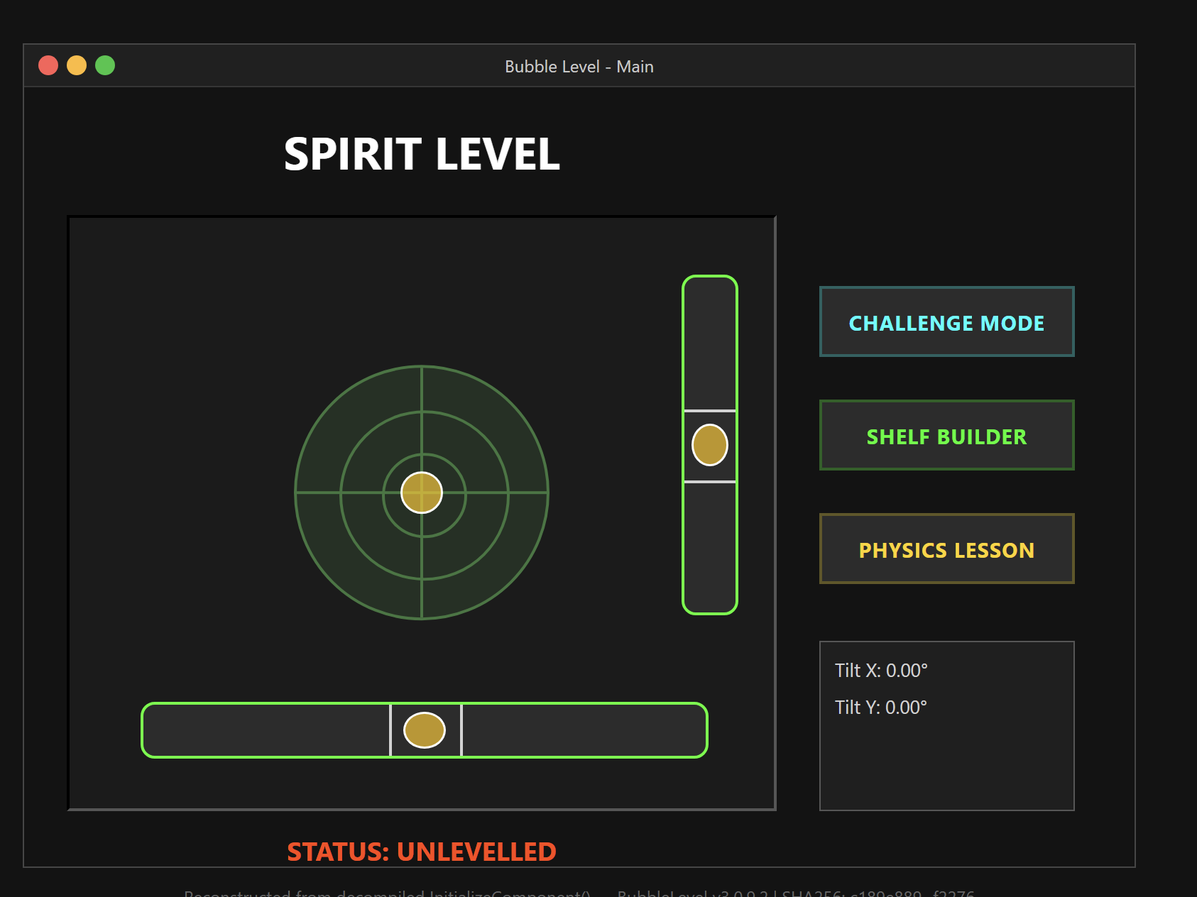 Fig7.Decoy BubbleLevel app UI