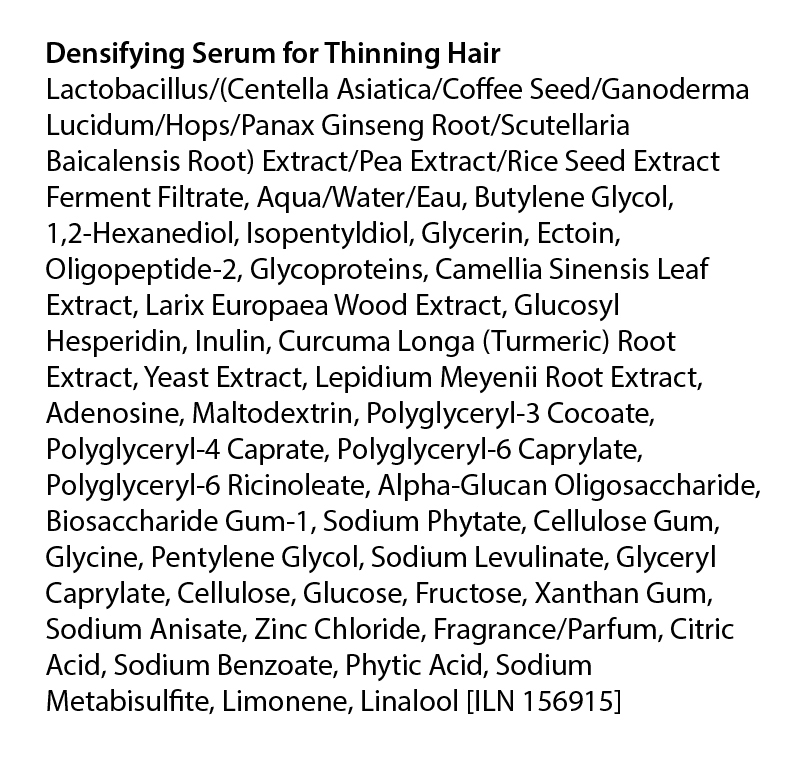 Densify Shampoo Conditioner Serum