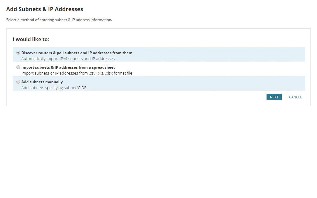 IP Subnetting - Manage and Monitor IP Subnets 0 Features Array Item - features item image