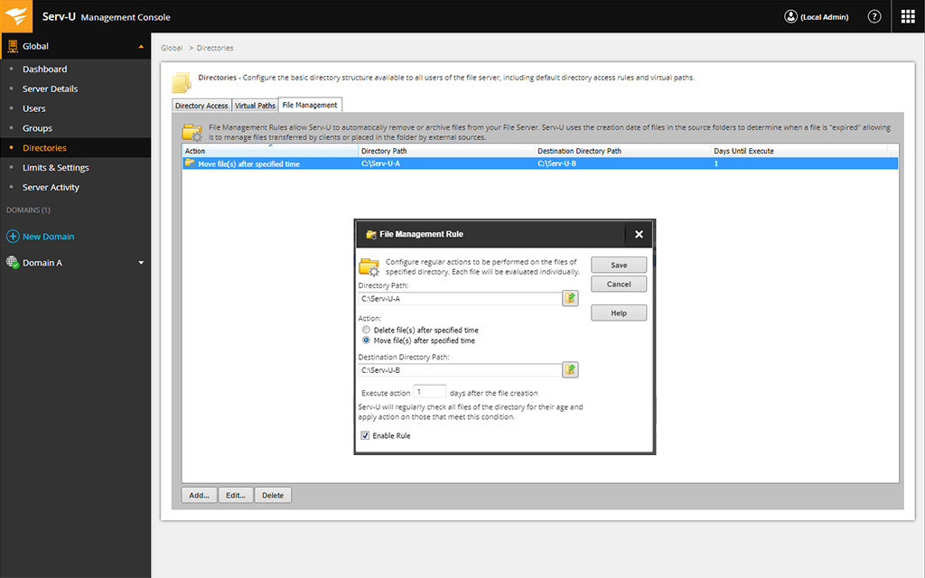 FTP Server Management Console Use case type 1 4 Features Array Item - features item image