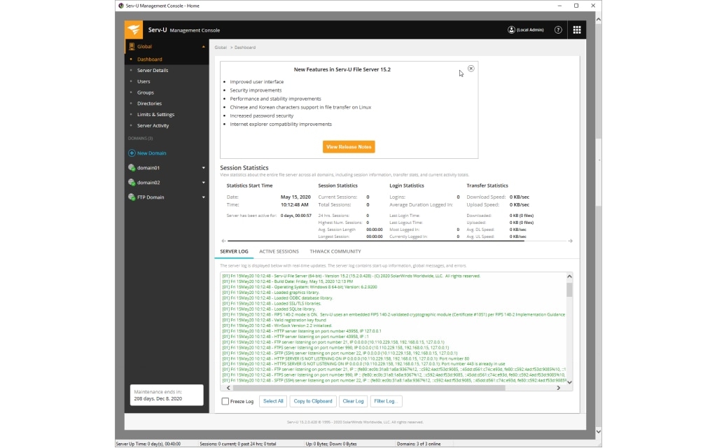 FTP Server Management Console Use case type 1 3 Features Array Item - features item image