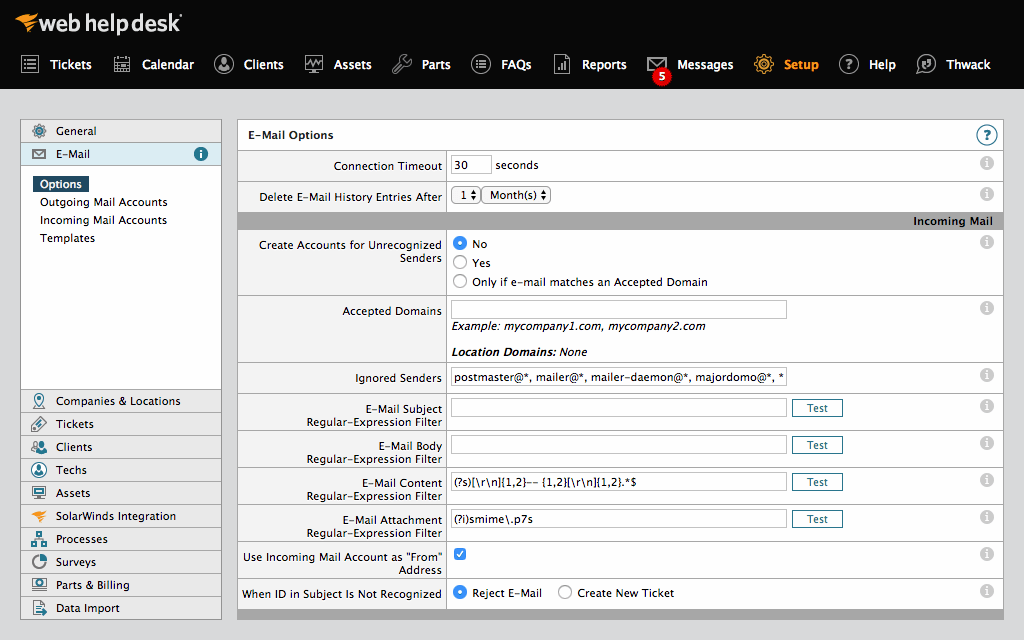 Integration Options - Ticket Tool Documentation