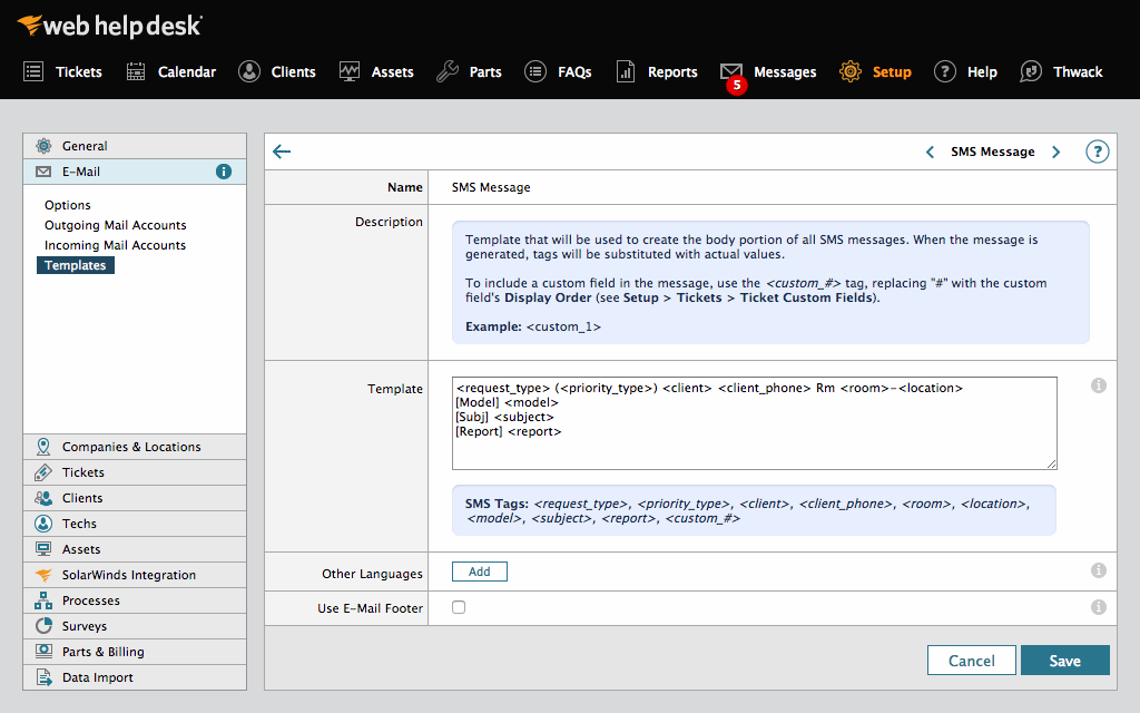 Help Desk Communication & Alerting Use case type 1 1 Features Array Item - features item image