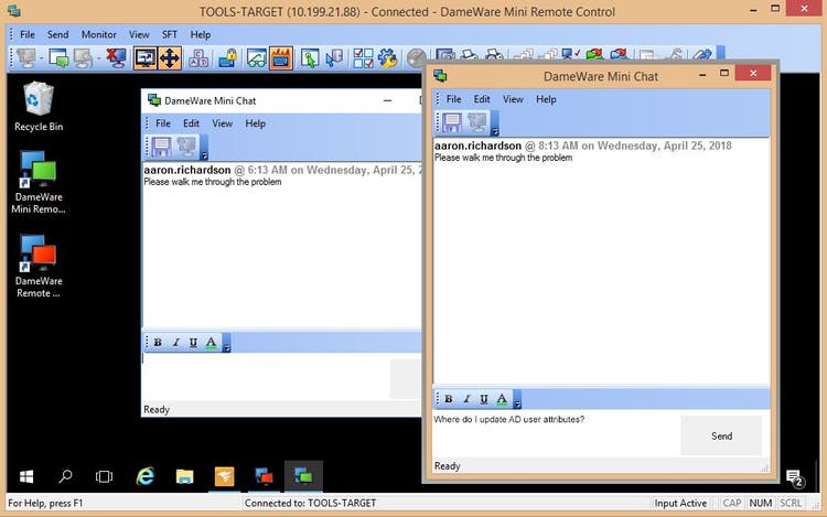 Remote Desktop Connection Over the Internet - via Proxy | Dameware