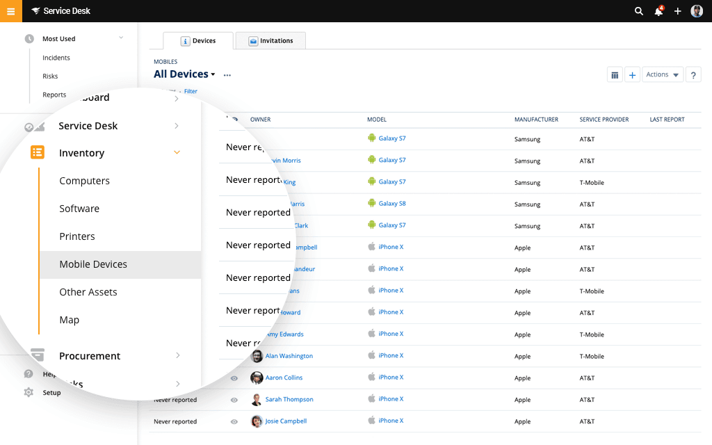 ITAM Software 1 Features Array Item - features item image