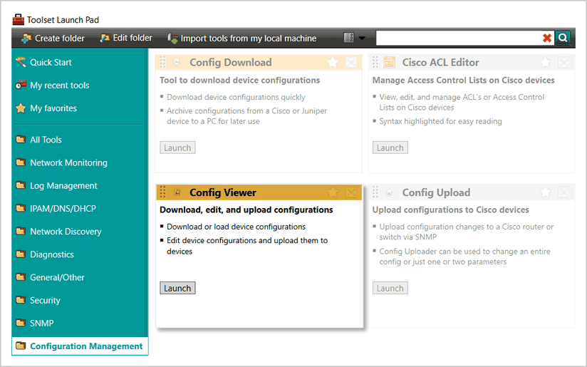 View, Edit & Backup Router & Switch Configs - Main Page Content Image 1