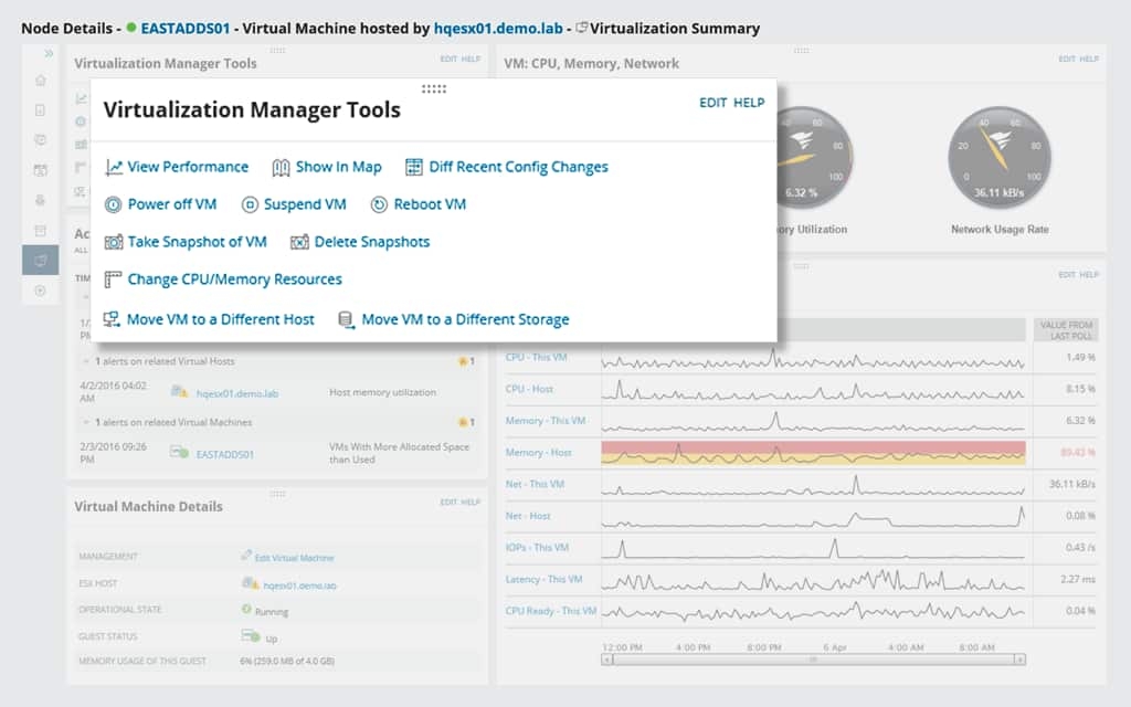 Virtualization Monitoring Tool 3 Features Array Item - features item image