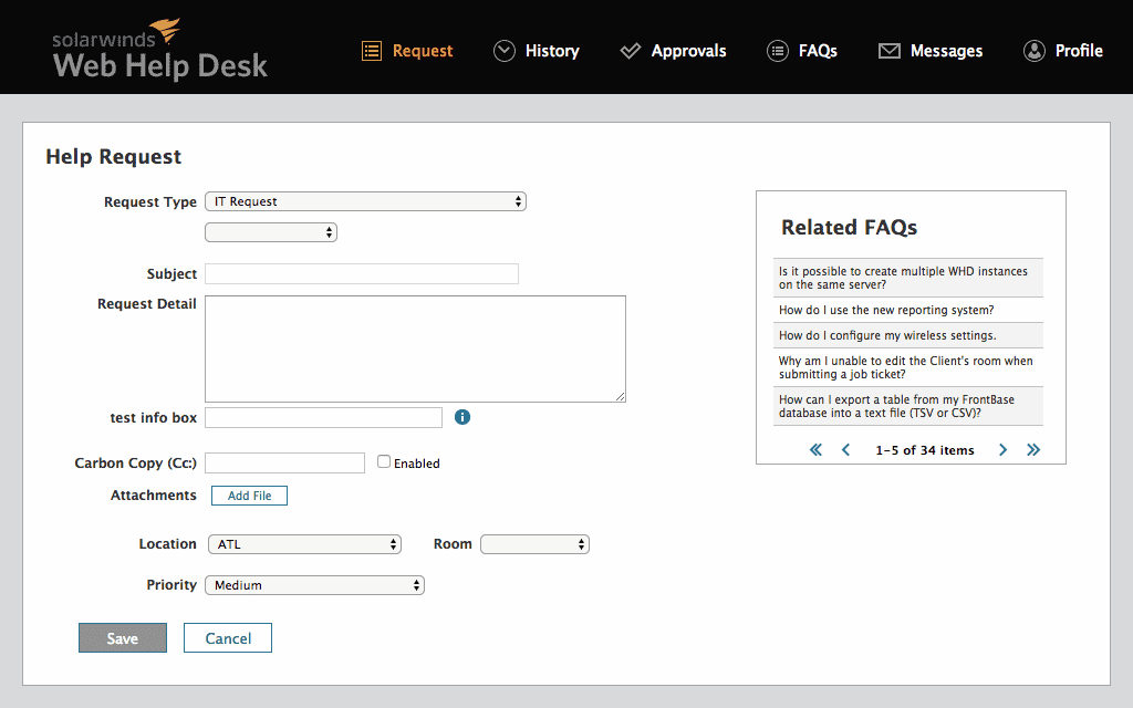 Web Help Desk - IT Ticketing Software | SolarWinds