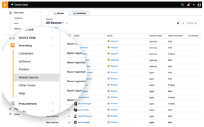 Up-to-date software inventory