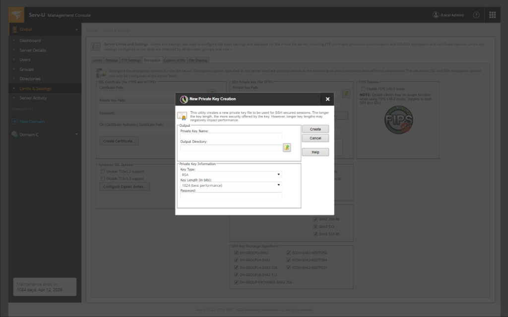 SSH Key Server Authentication - SSH File Transfer Tool Serv-U Use Case Layout Feature Detail Image 2