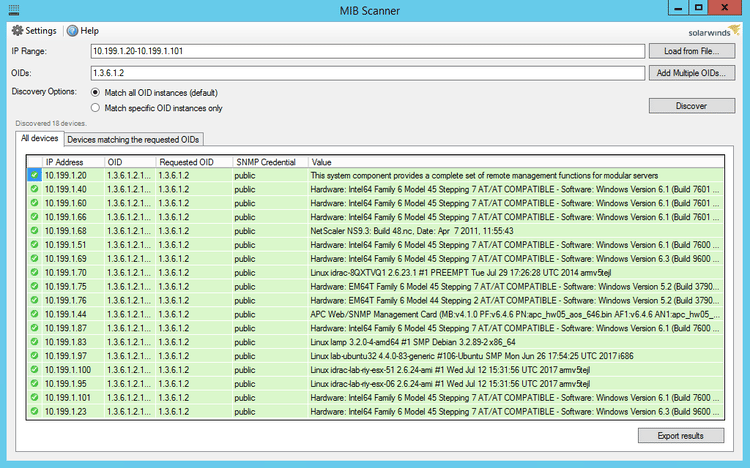 SNMP MIB Browser: MIB Scanner, Explorer, and Reader | SolarWinds