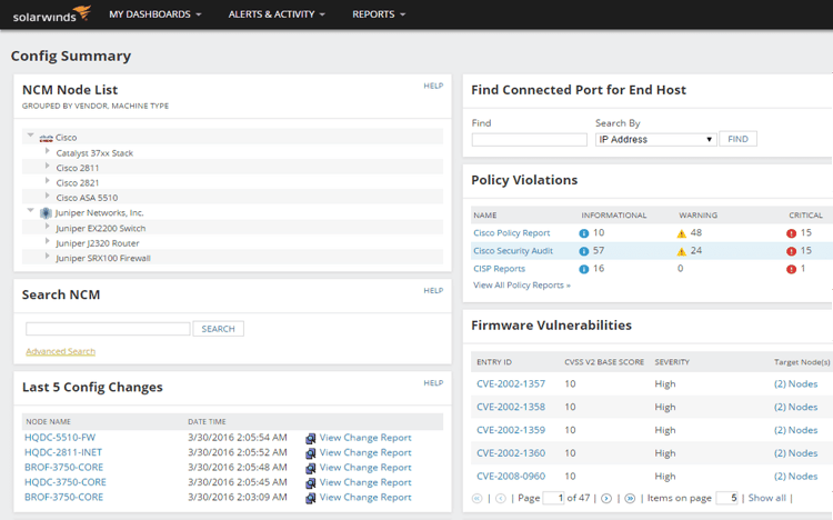 Network Inventory Software - Device Inventory Tool and Scanner | SolarWinds