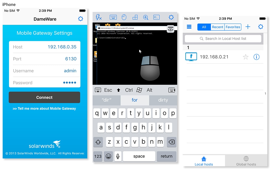 Remote Support Tool for Android and iOS Mobile Devices Dameware Use case type 1 4 Features Array Item - features item image