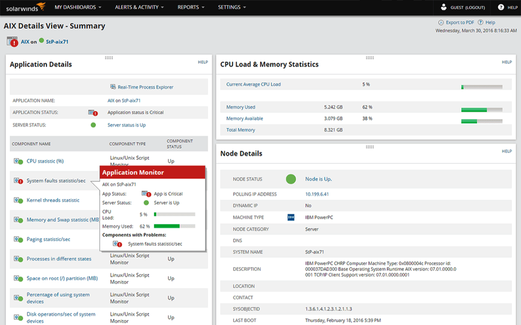 JBoss Performance Monitoring Tool Use case type 1 1 Features Array Item - features item image