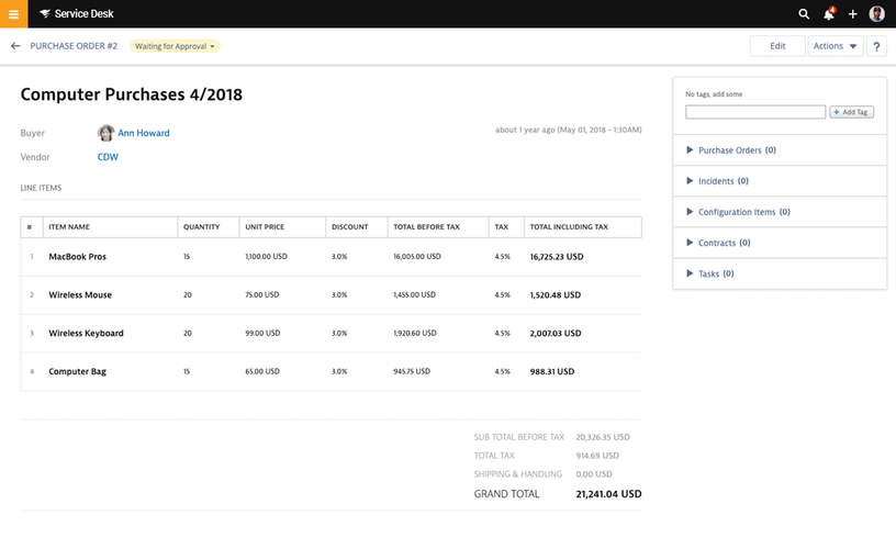 Contract, Purchase, and Vendor Management Software 1 Features Array Item - features item image