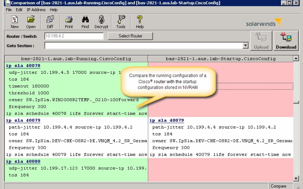 Configuration Management Tools for Network and Devices | SolarWinds
