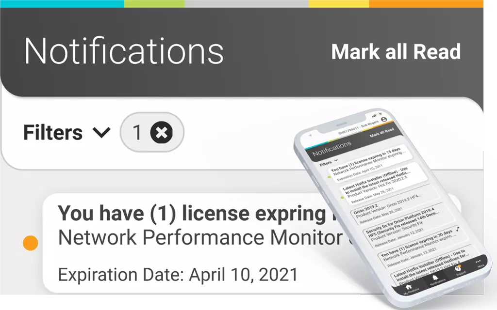 Customer Success Mobile App for iOS and Android SolarWinds Success Center
