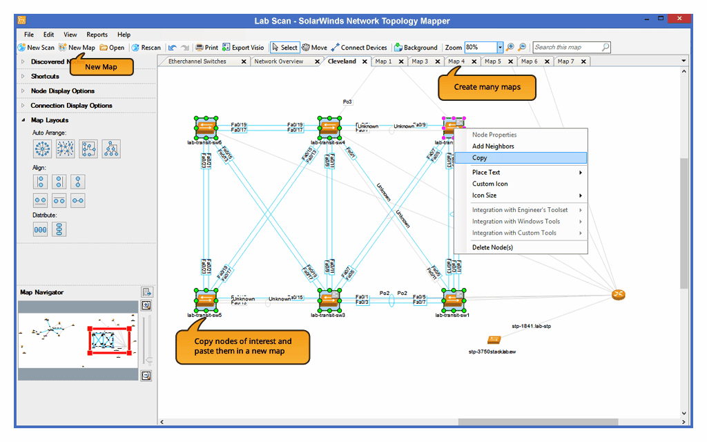 Automated Network Diagram Creator - Create Network Maps Use case type 1 2 Features Array Item - features item image