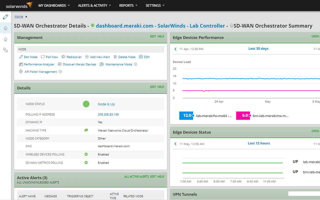 Meraki and SD-WAN Monitoring with Hybrid Cloud Observability 2 Features Array Item - features item image