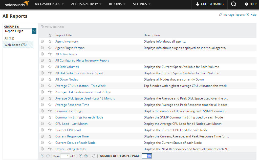 Enterprise Operations Console - tab3 image en-us