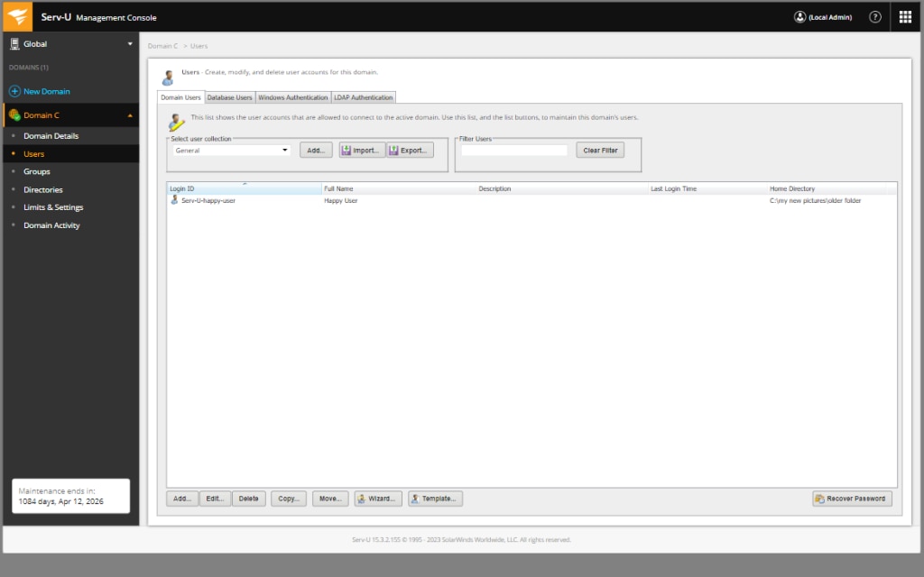 SSH Key Server Authentication - SSH File Transfer Tool Serv-U Use Case Layout Feature Detail Image 1