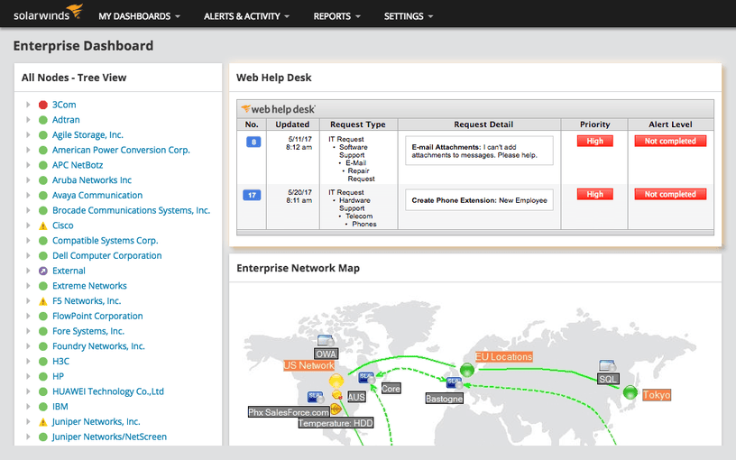 Help Desk Integration with Network Management Tool Use case type 1 1 Features Array Item - features item image