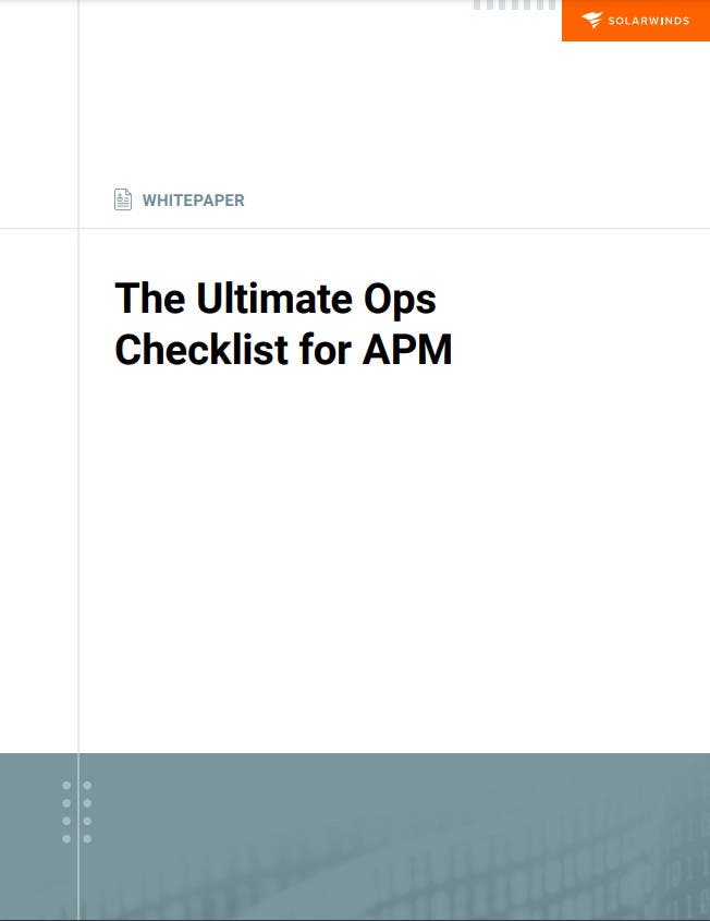 The Ultimate Ops Checklist for APM - pdf preview The Ultimate Ops Checklist for APM - pdf preview