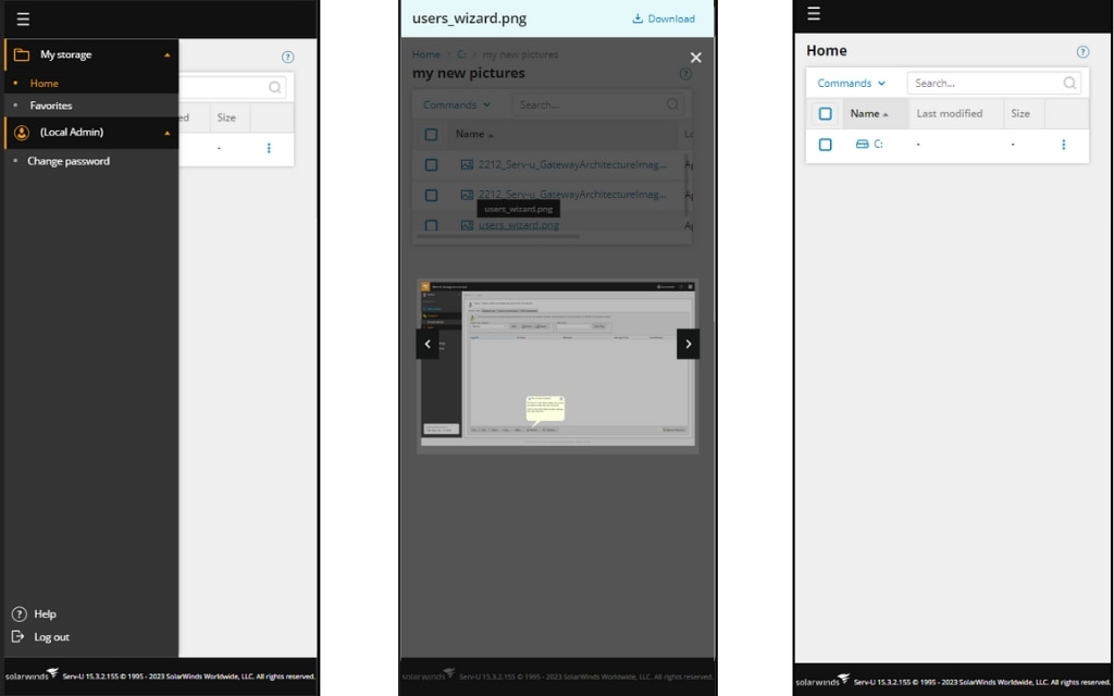 Remote File Access - Access Files from Anywhere Serv-U Use Case Layout Feature Detail Image 1