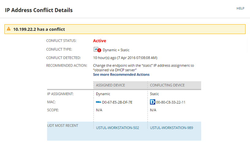 IP Address Conflict - Resolve IP Conflicts 0 Features Array Item - features item image