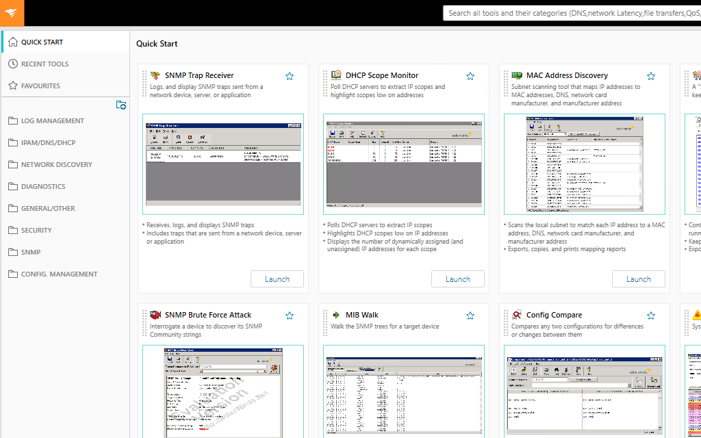 Network Monitoring Tools - Free Trial 0 Features Array Item - features item image