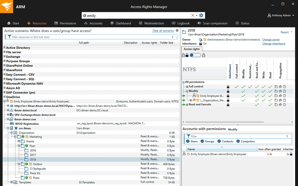 SAP Security Monitoring in Access Rights Management