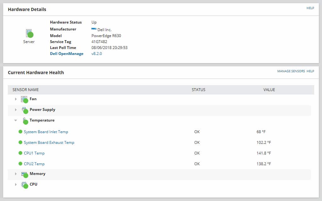 Server Diagnostic Tool for System Troubleshooting Use case type 1 1 Features Array Item - features item image