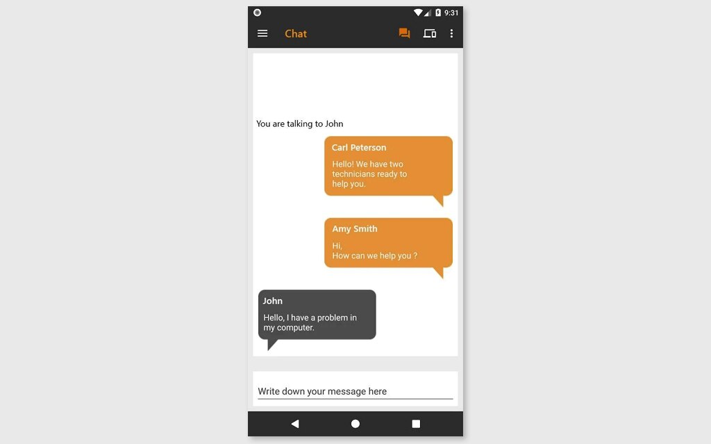 Remote Video and Chat Support Dameware Use case type 1 1 Features Array Item - features item image