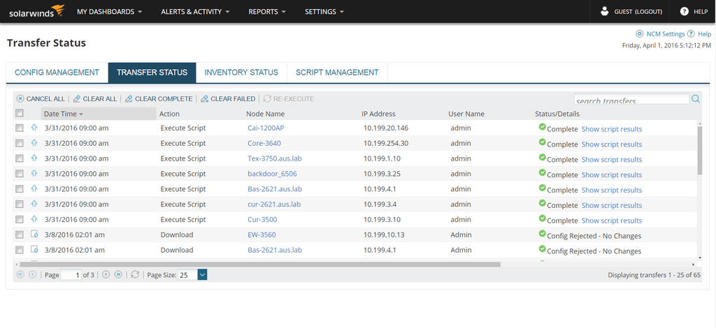 Network Configuration Management 3 Integrations Feature Array Item Image