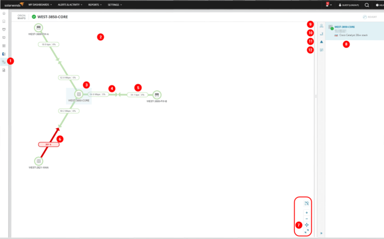 Dynamic Intelligence Maps | SolarWinds