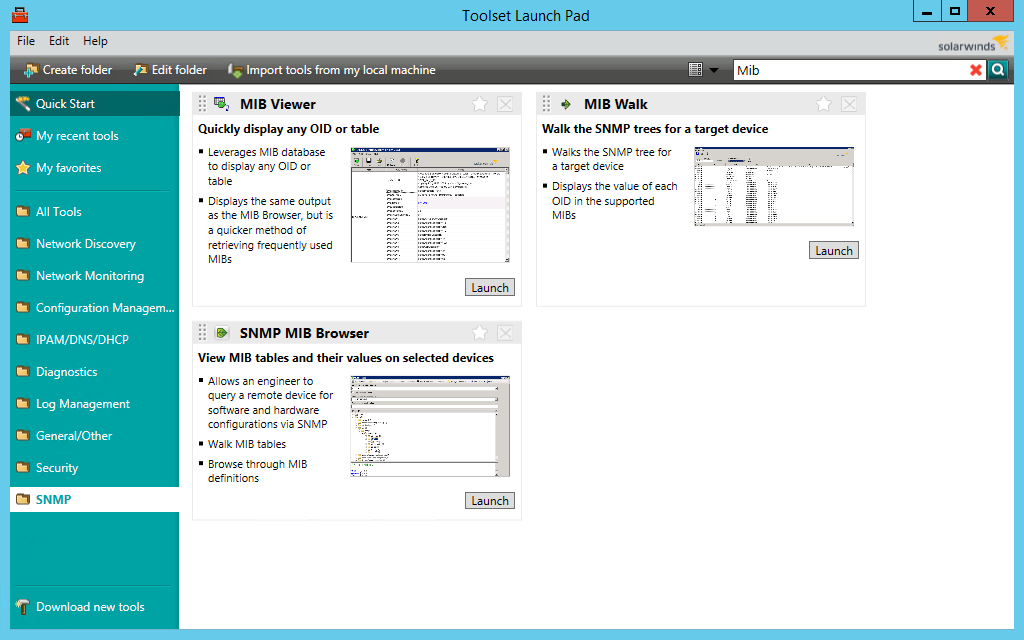 SNMP MIB Browser: MIB Scanner, Explorer, and Reader | SolarWinds