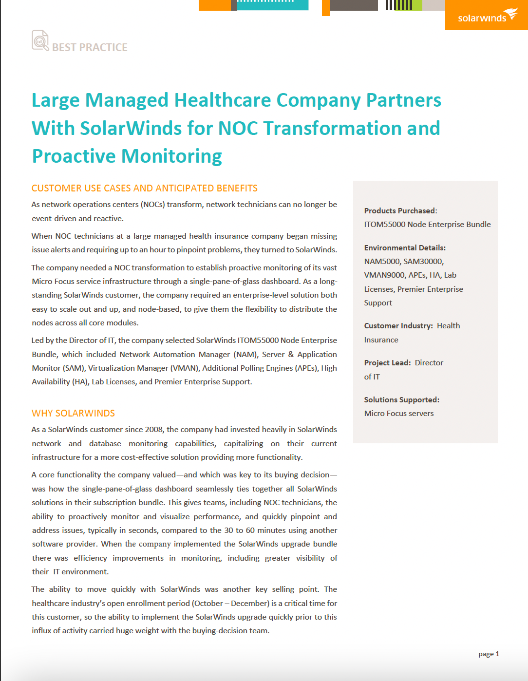 Large Managed Healthcare Company Transformation - pdf preview
