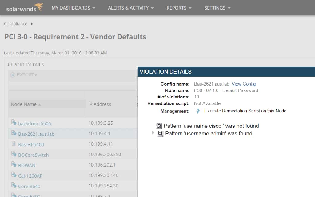 Network Audit Tools for Network Compliance Use case type 1 2 Features Array Item - features item image