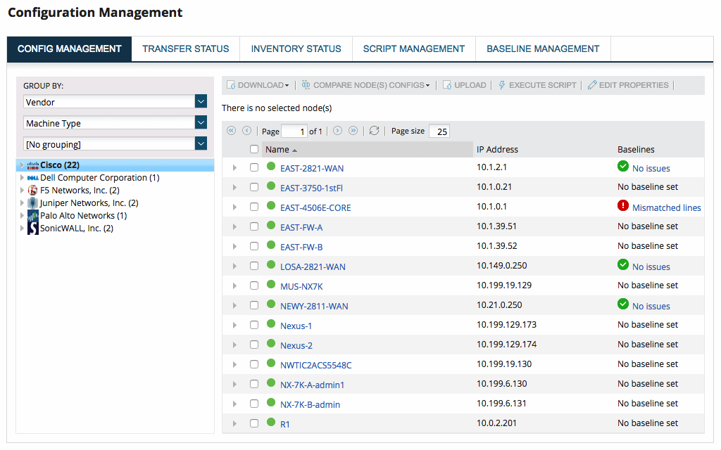 Baseline & Configuration Drift Management Tool Use case type 1 0 Features Array Item - features item image