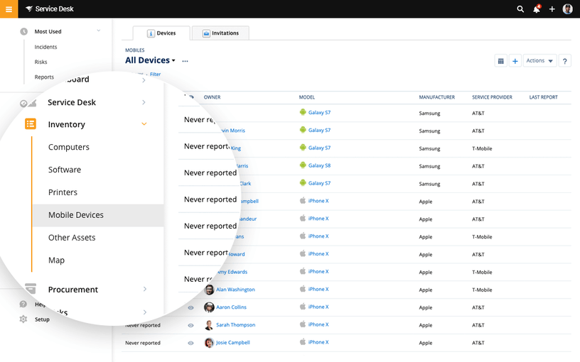 IT Asset Lifecycle Management  Service Desk ITSM 0 Features Array Item - features item image
