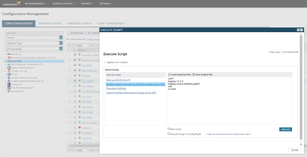 Network Configuration Management 2 Integrations Feature Array Item Image