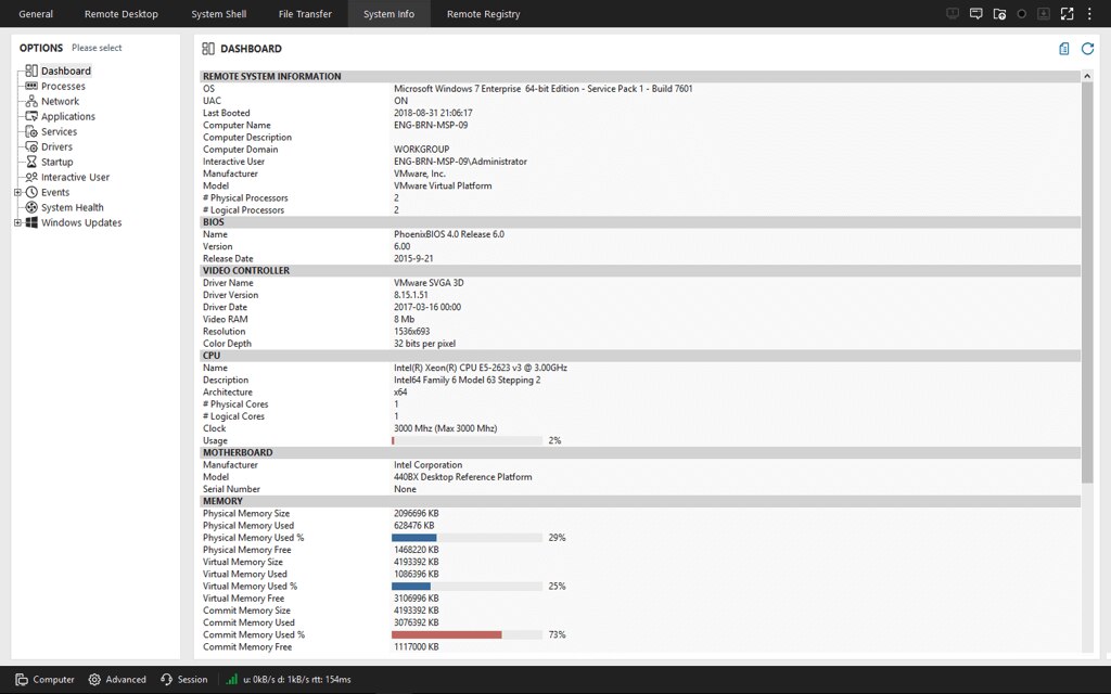 Remote Registry Editor Access Dameware Use case type 1 0 Features Array Item - features item image