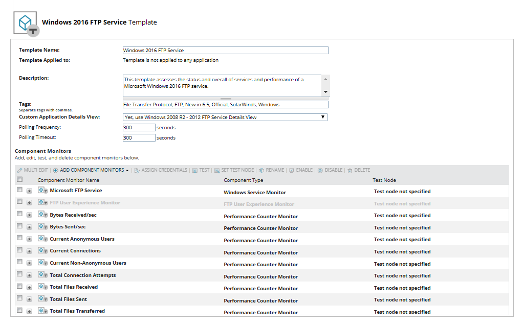 Monitor FTP Traffic - FTP Monitoring and Performance Tool Anchor List Image