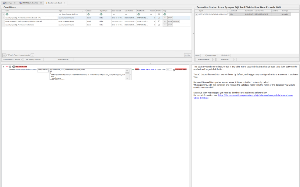 Azure Synapse Monitoring 3 Features Array Item - features item image