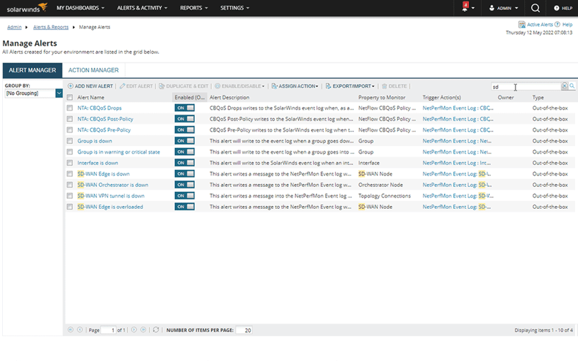 Meraki and SD-WAN Monitoring with Hybrid Cloud Observability 4 Features Array Item - features item image